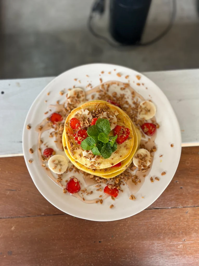 Emily Espresso Bar colorful acai bowl with fresh fruits